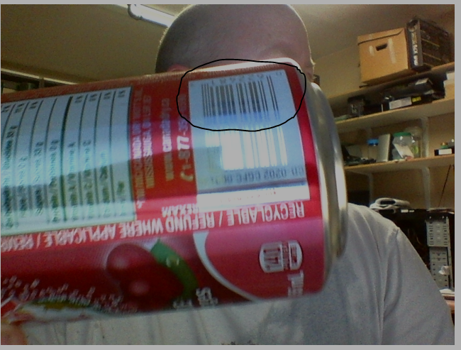 Glare on Barcode
